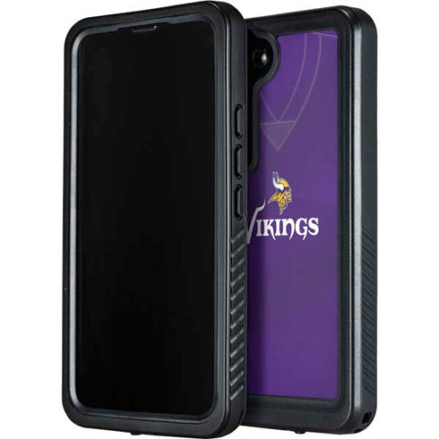 NFL Minnesota Vikings Team Jersey Galaxy S24 Plus Waterproof Case